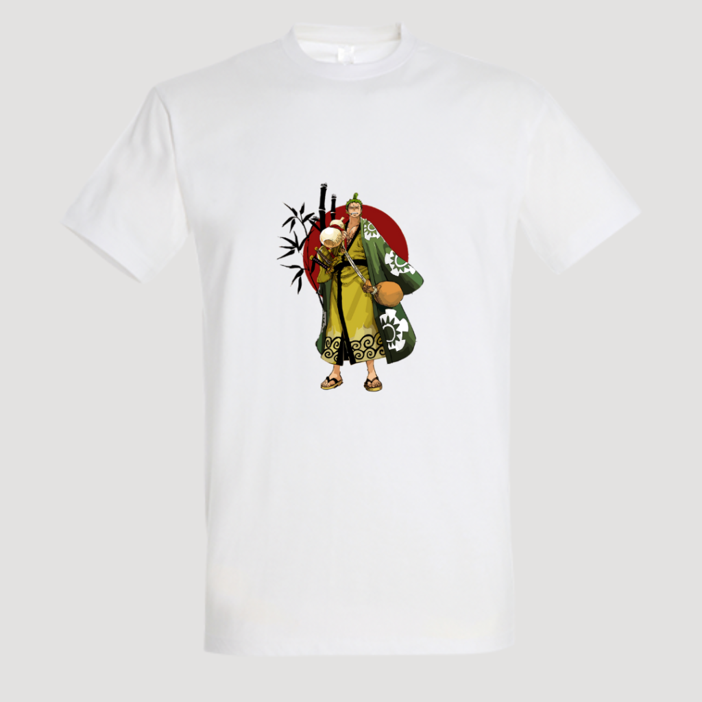 T-Shirt Homme – Samouraï Scorpion Black – Golem Level Up